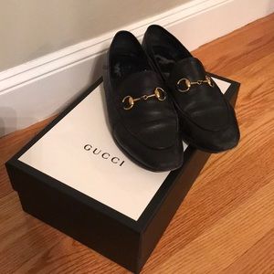 Gucci Jordaan Leather Loafers